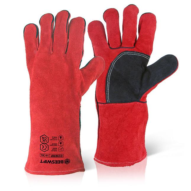 RED WELDERS GAUNTLET 14