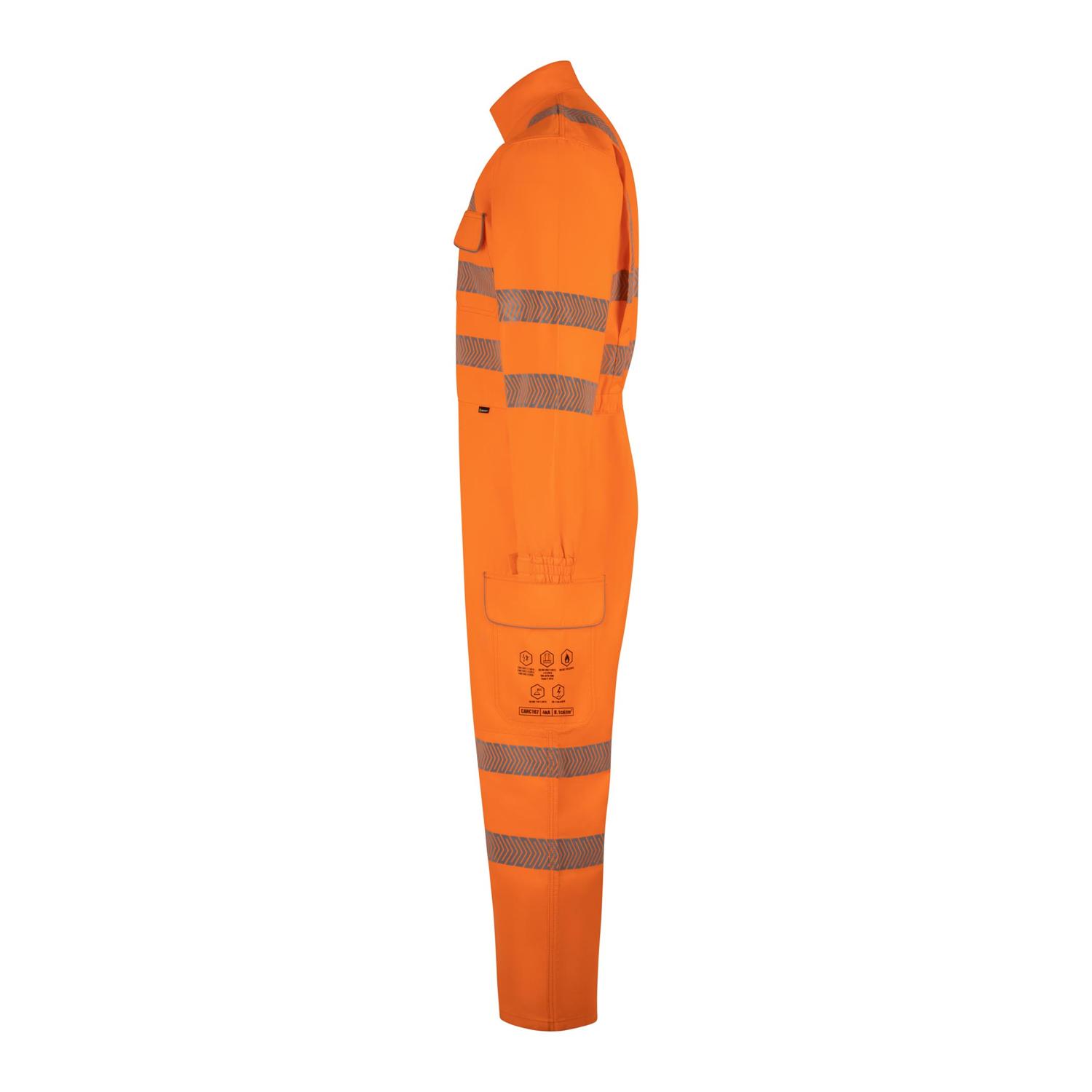 HIGH VISIBILITY ARC FLASH COVERALL ORANGE 46T HIGH VISIBILITY ARC FLASH COVERALL ORANGE 46T