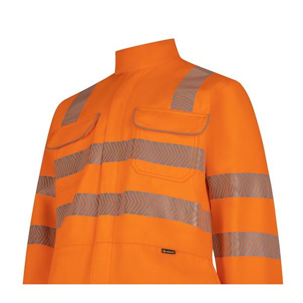 HIGH VISIBILITY ARC FLASH COVERALL ORANGE 46T HIGH VISIBILITY ARC FLASH COVERALL ORANGE 46T